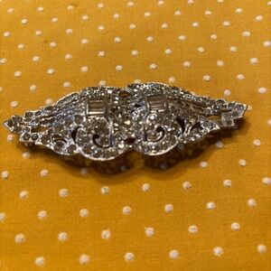 Art Deco Double Clip Brooch